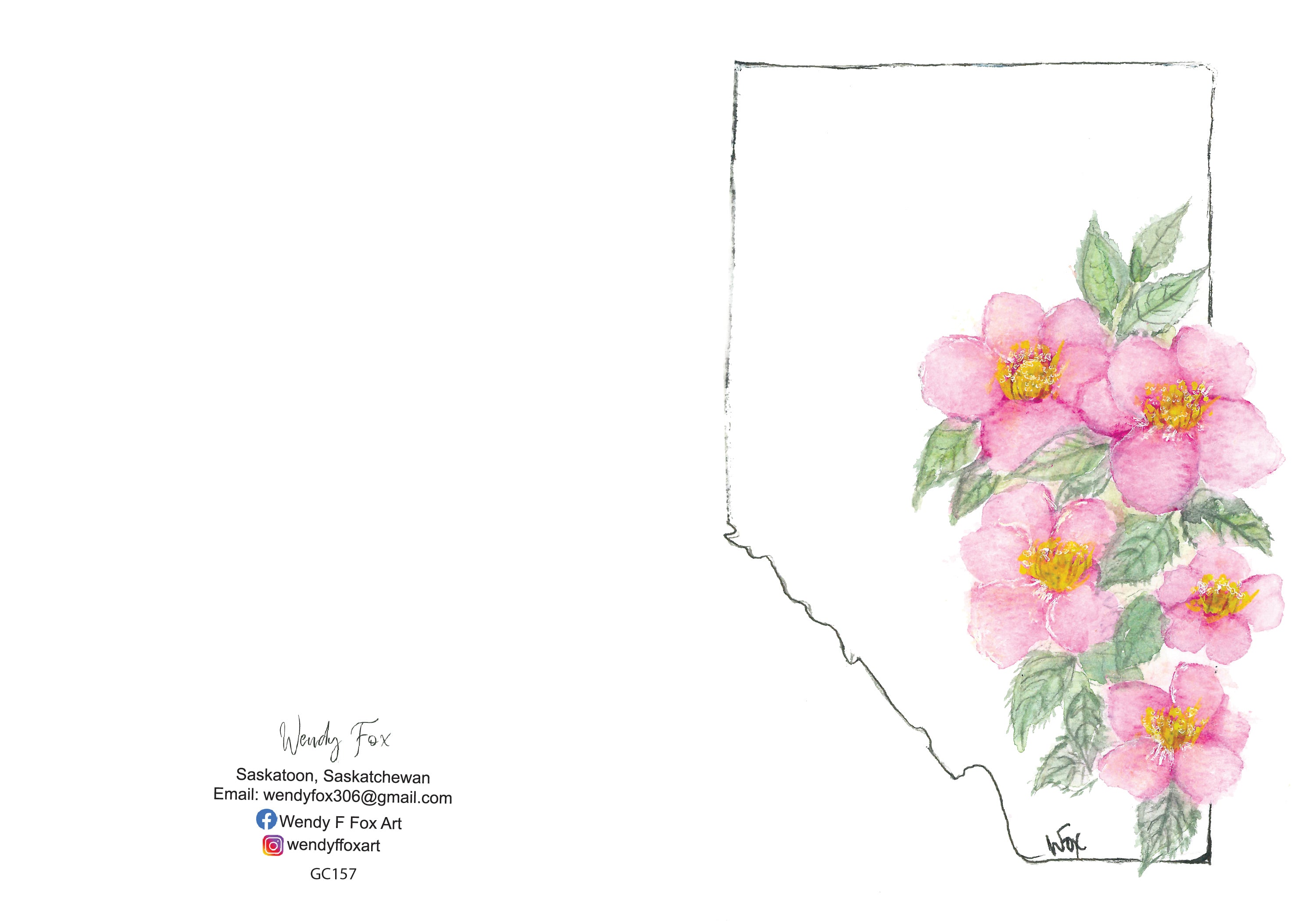 5x7 Inch Original Art Cards with Envelope