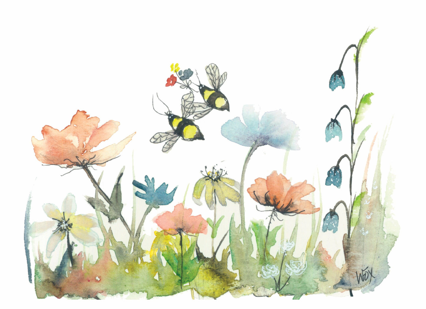 5x7 Inch Framable Art Cards with Envelope