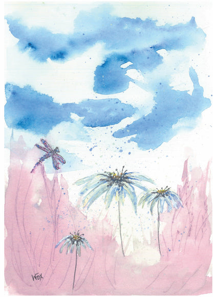 5x7 Inch Framable Art Cards with Envelope