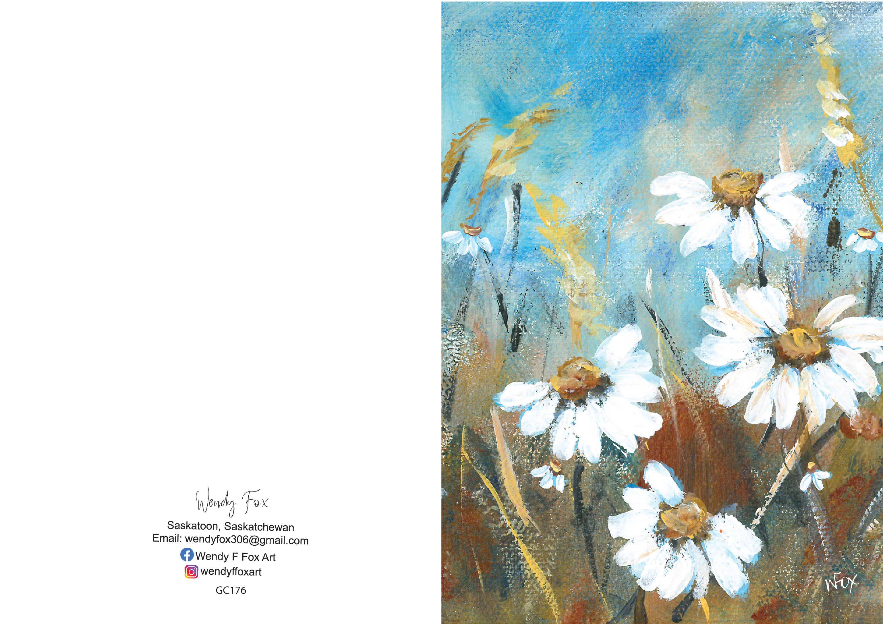 5x7 Inch Original Art Cards with Envelope