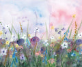 Colorful Prints on Paper Delicate
