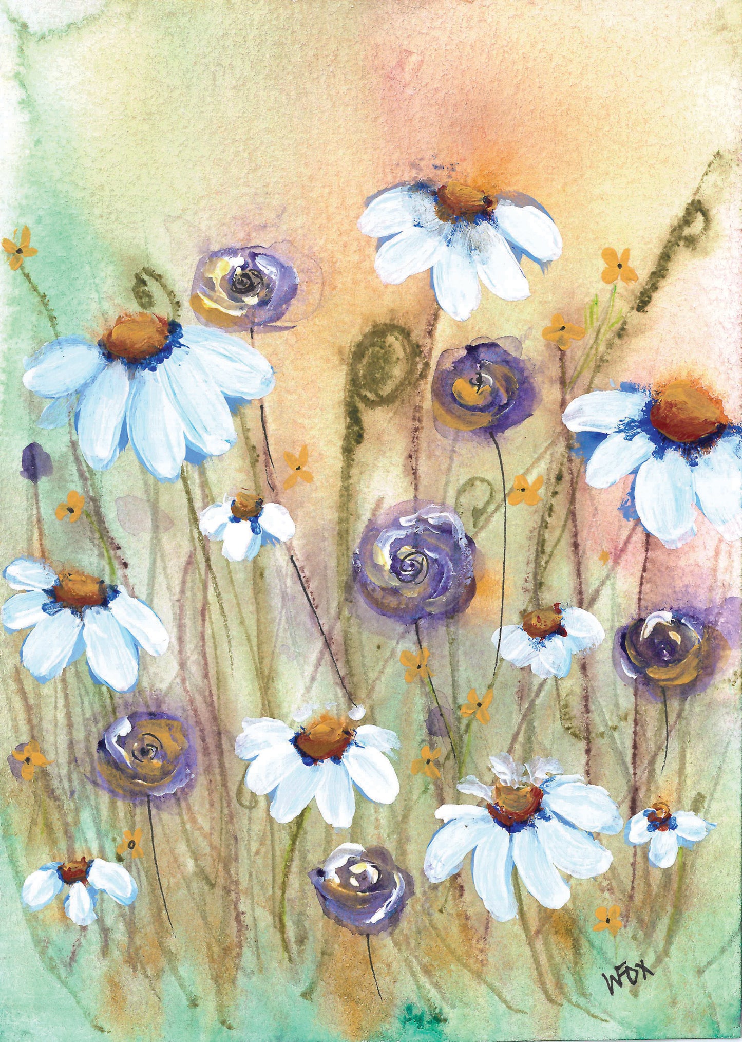 5x7 Inch Framable Art Cards with Envelope
