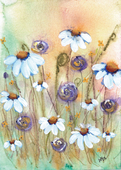 5x7 Inch Framable Art Cards with Envelope