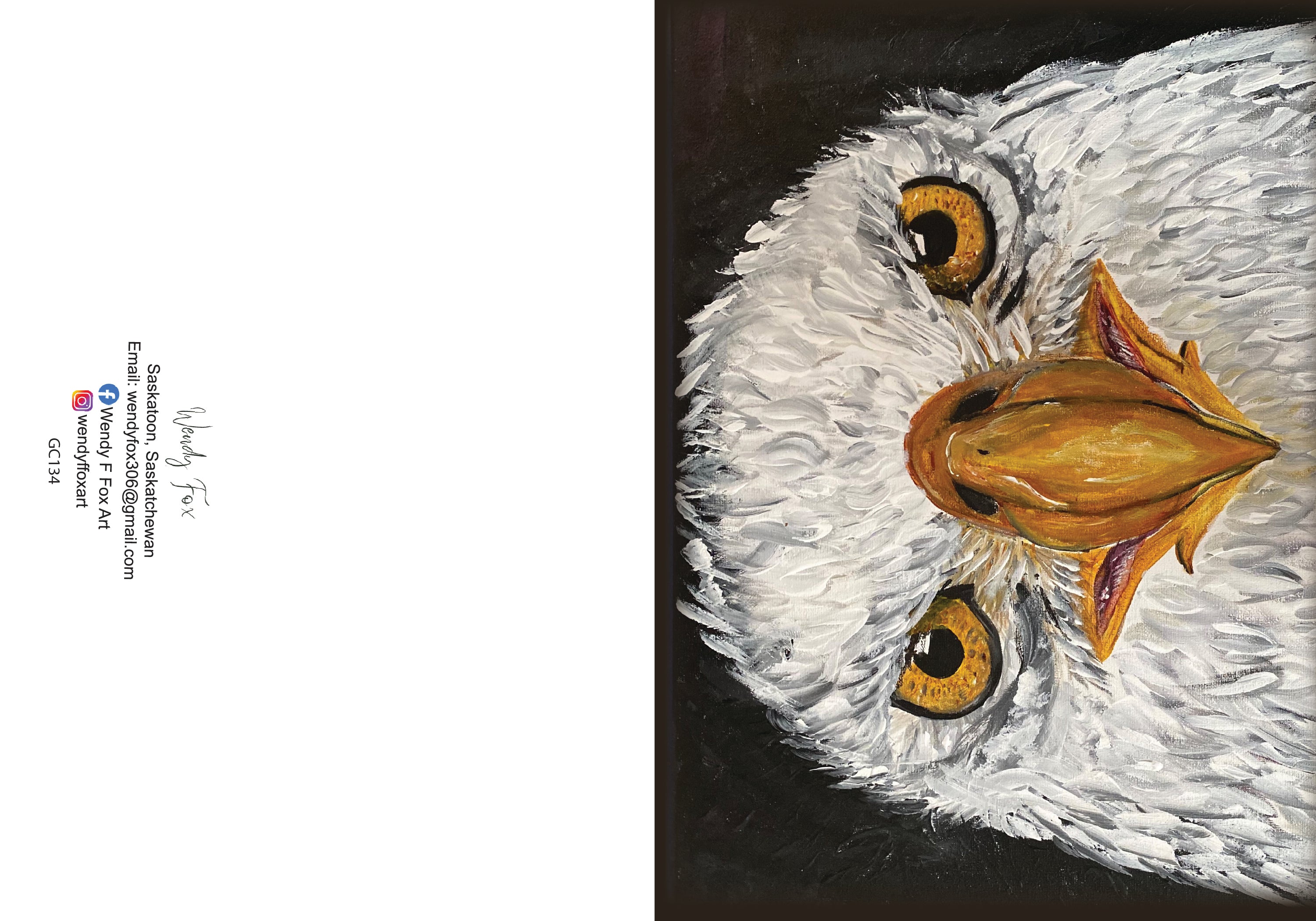 5x7 Inch Original Art Cards with Envelope