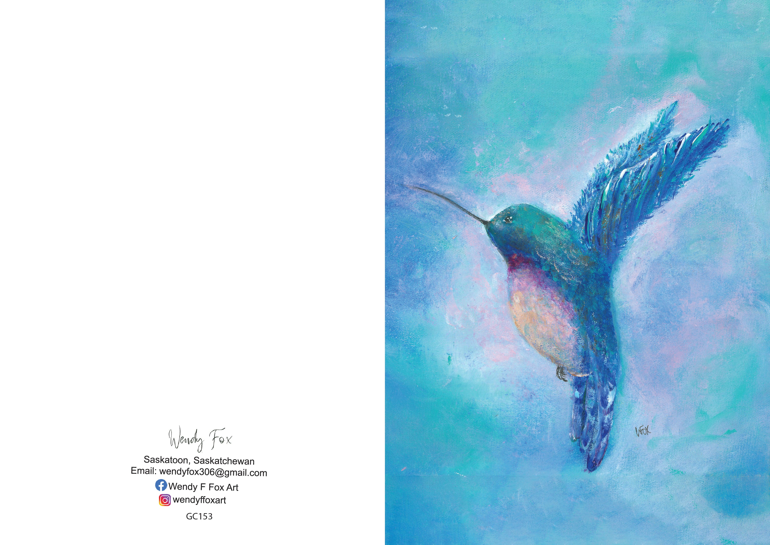5x7 Inch Original Art Cards with Envelope