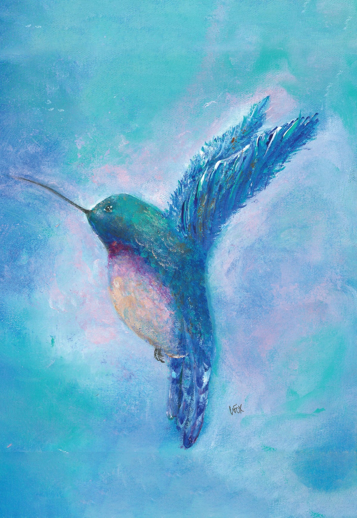 5x7 Inch Framable Art Cards with Envelope