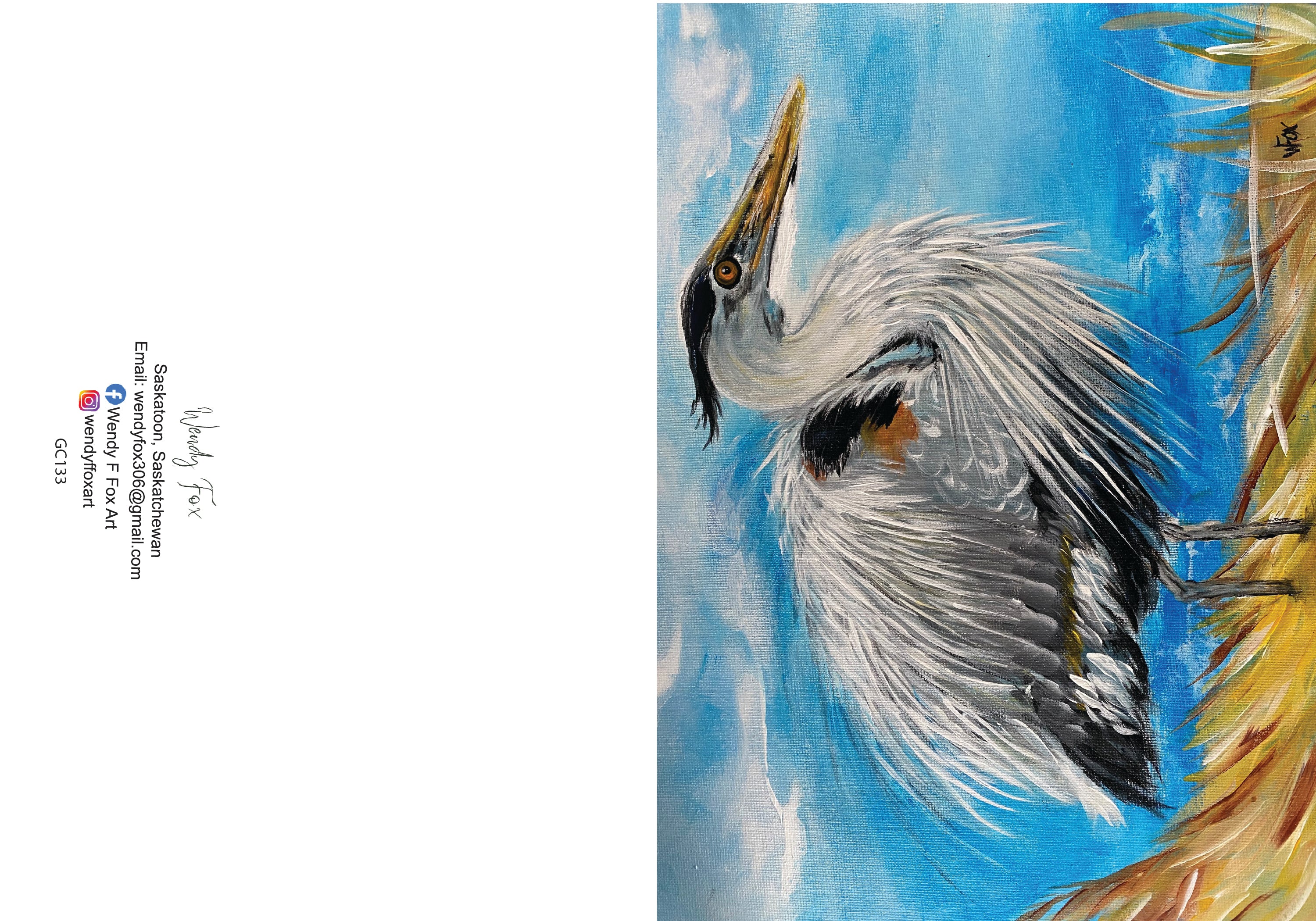 5x7 Inch Original Art Cards with Envelope