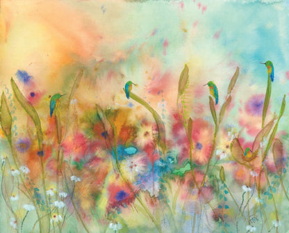 Colorful Prints on Paper 11"x14"