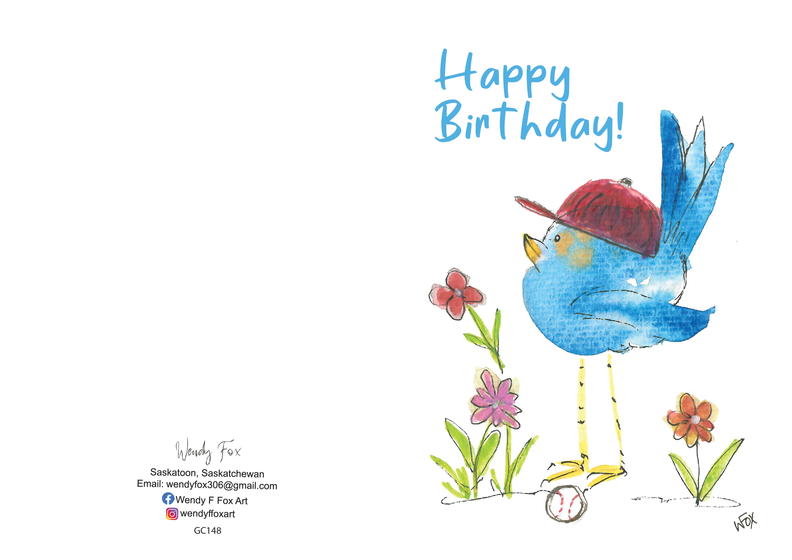 5x7 Inch Original Art Cards with Envelope