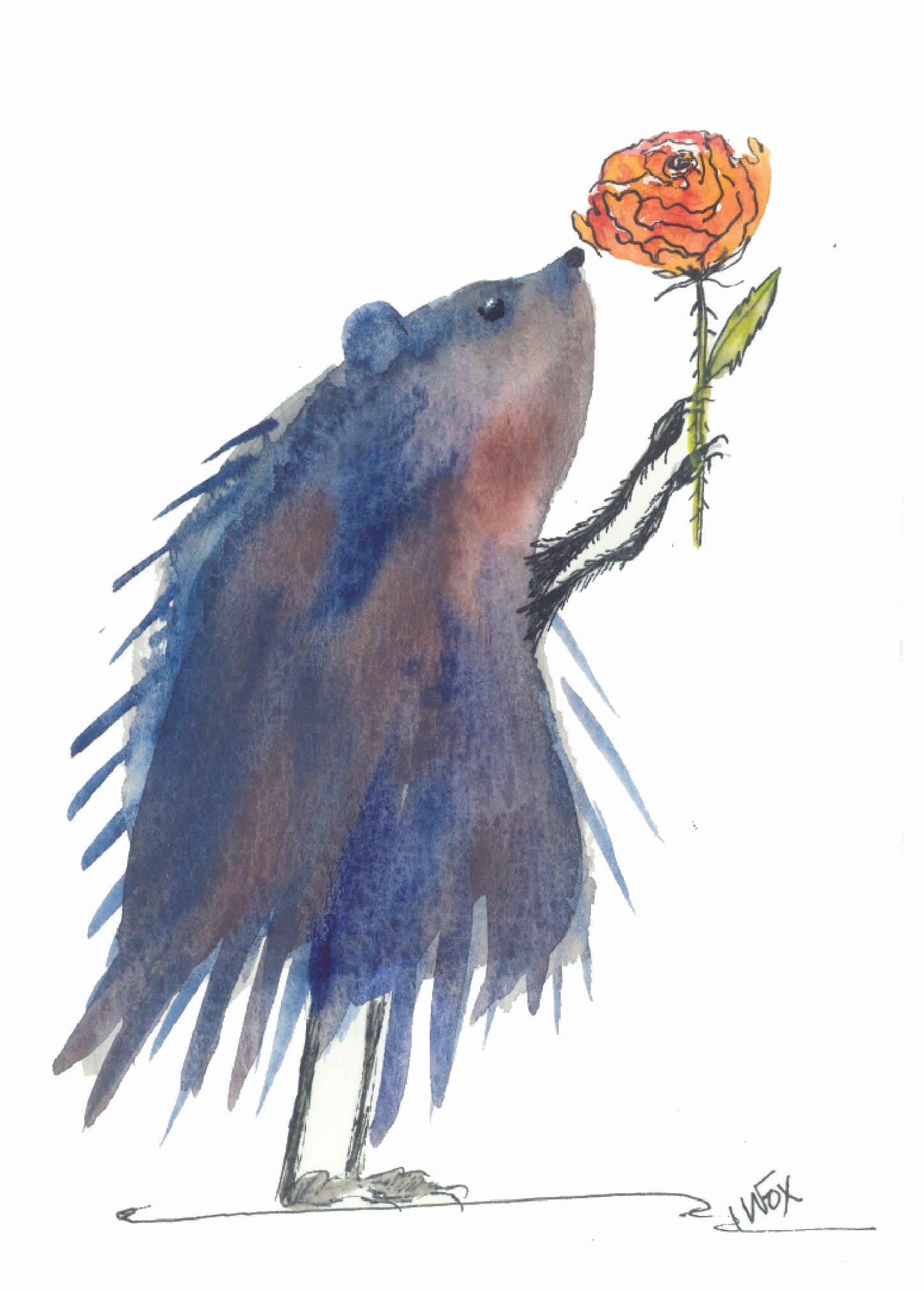 5x7 Inch Framable Art Cards with Envelope