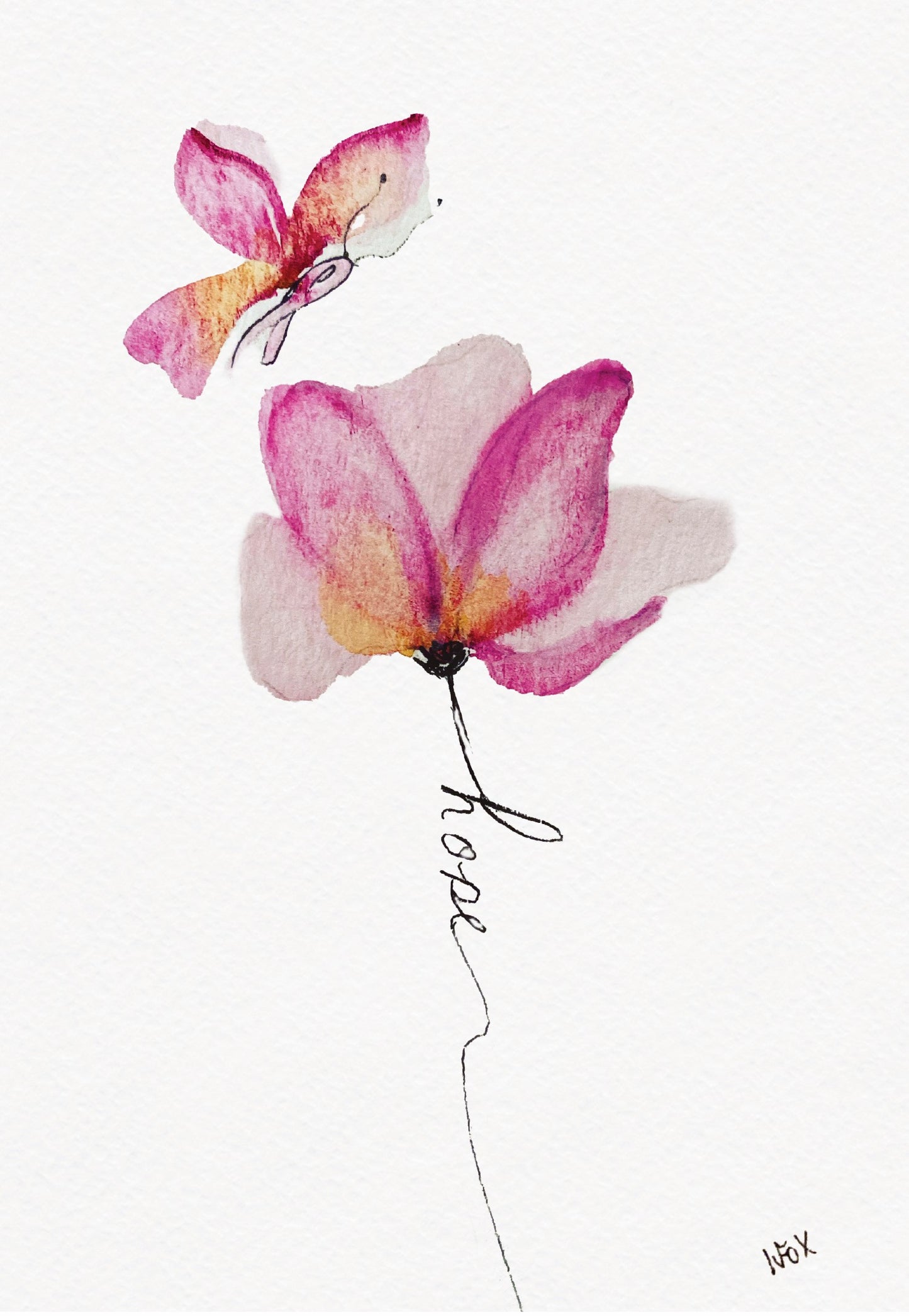 5x7 Inch Framable Art Cards with Envelope