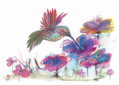 5x7 Inch Framable Art Cards with Envelope