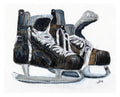 Hockey Skates Colorful Prints on Paper