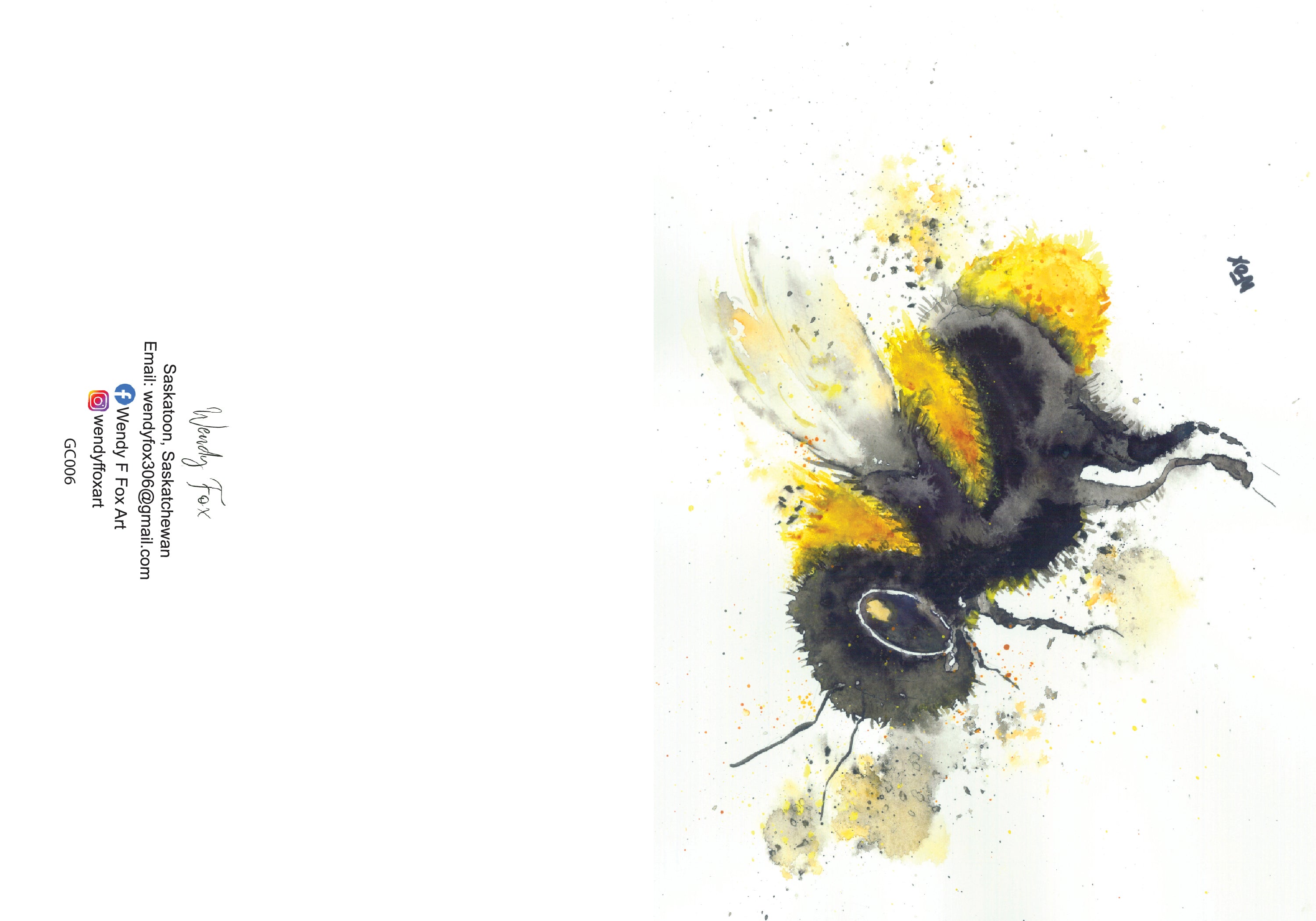 5x7 Inch Original Art Cards with Envelope