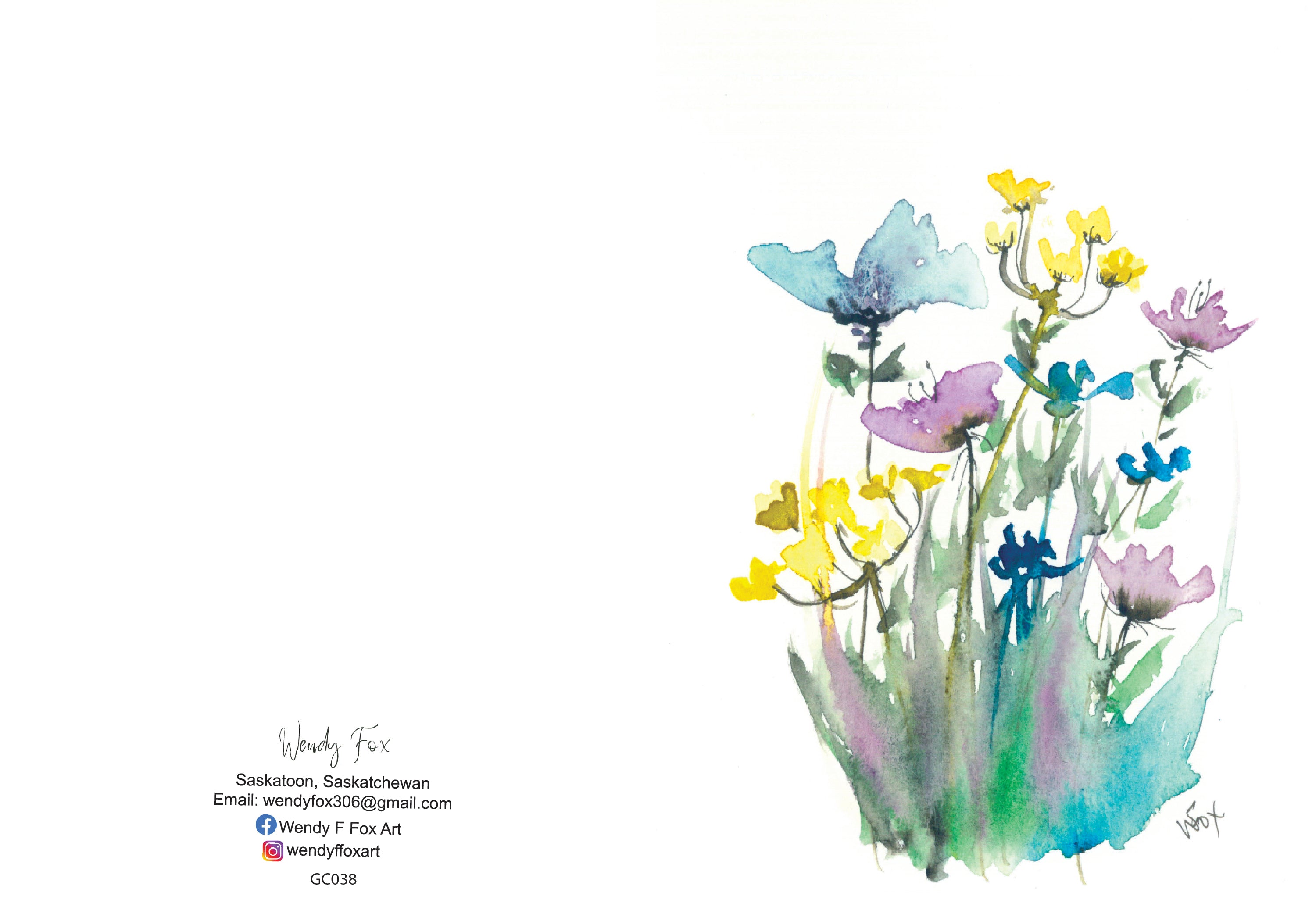 5x7 Inch Original Art Cards with Envelope