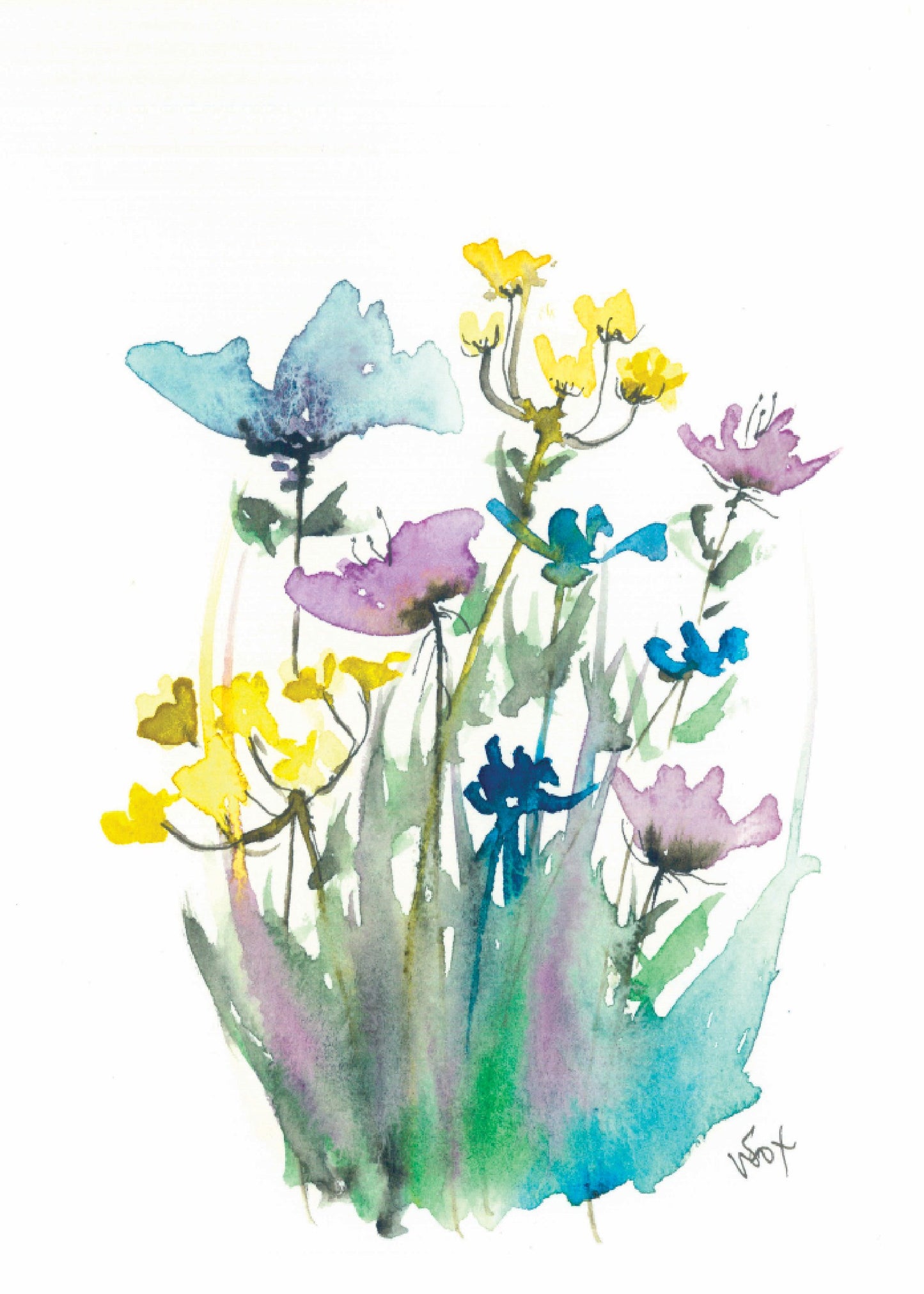 5x7 Inch Framable Art Cards with Envelope