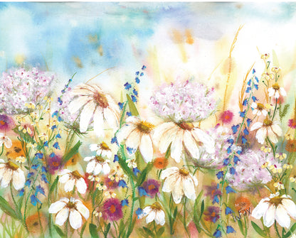 Colorful Prints on Paper 11"x14"