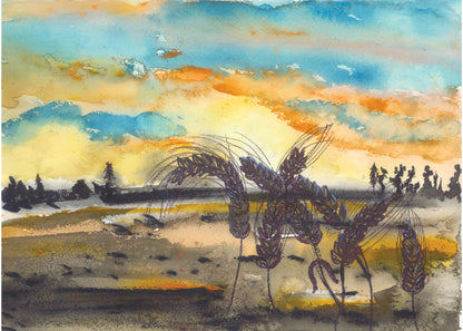 5x7 Inch Framable Art Cards with Envelope