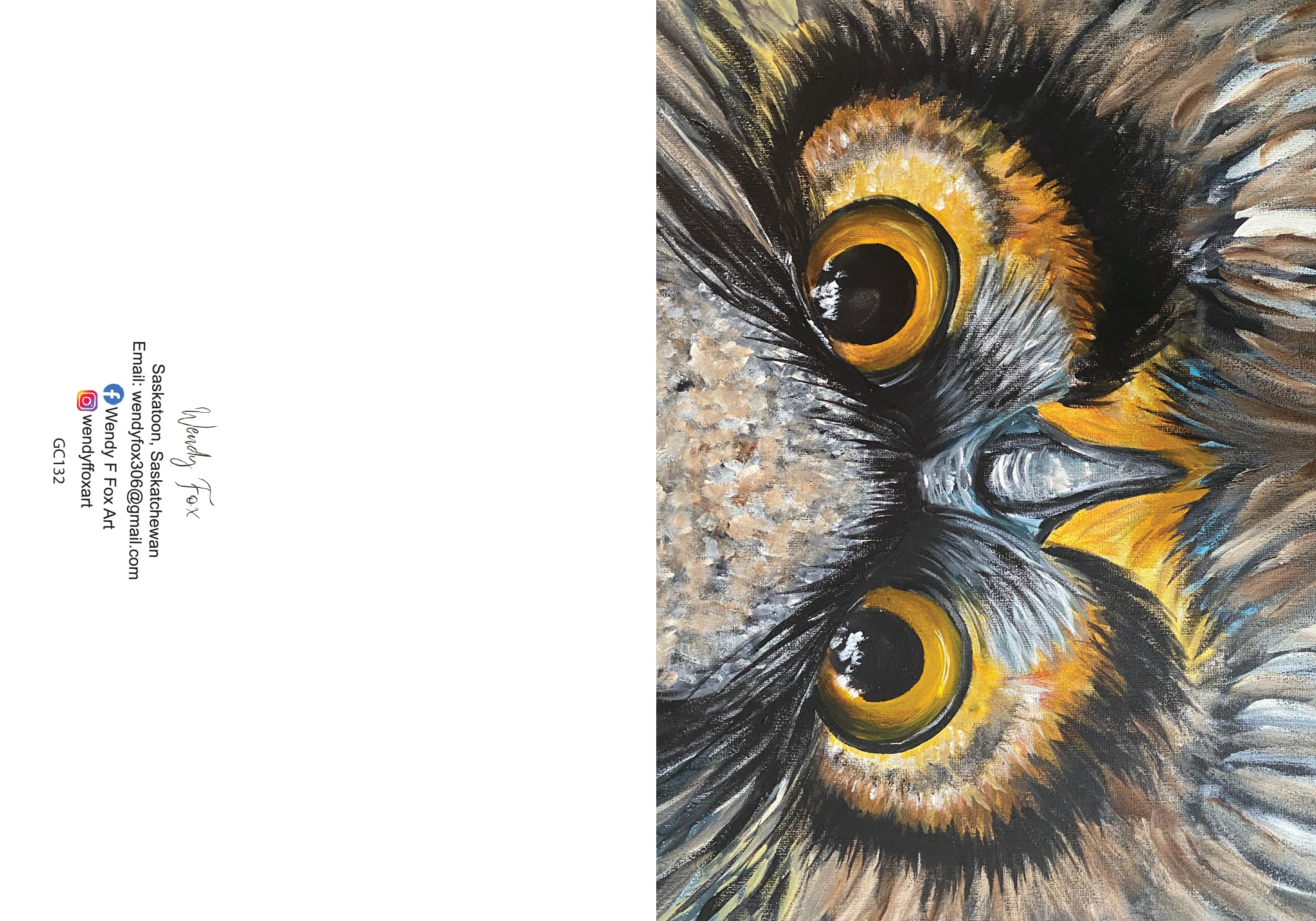 5x7 Inch Original Art Cards with Envelope
