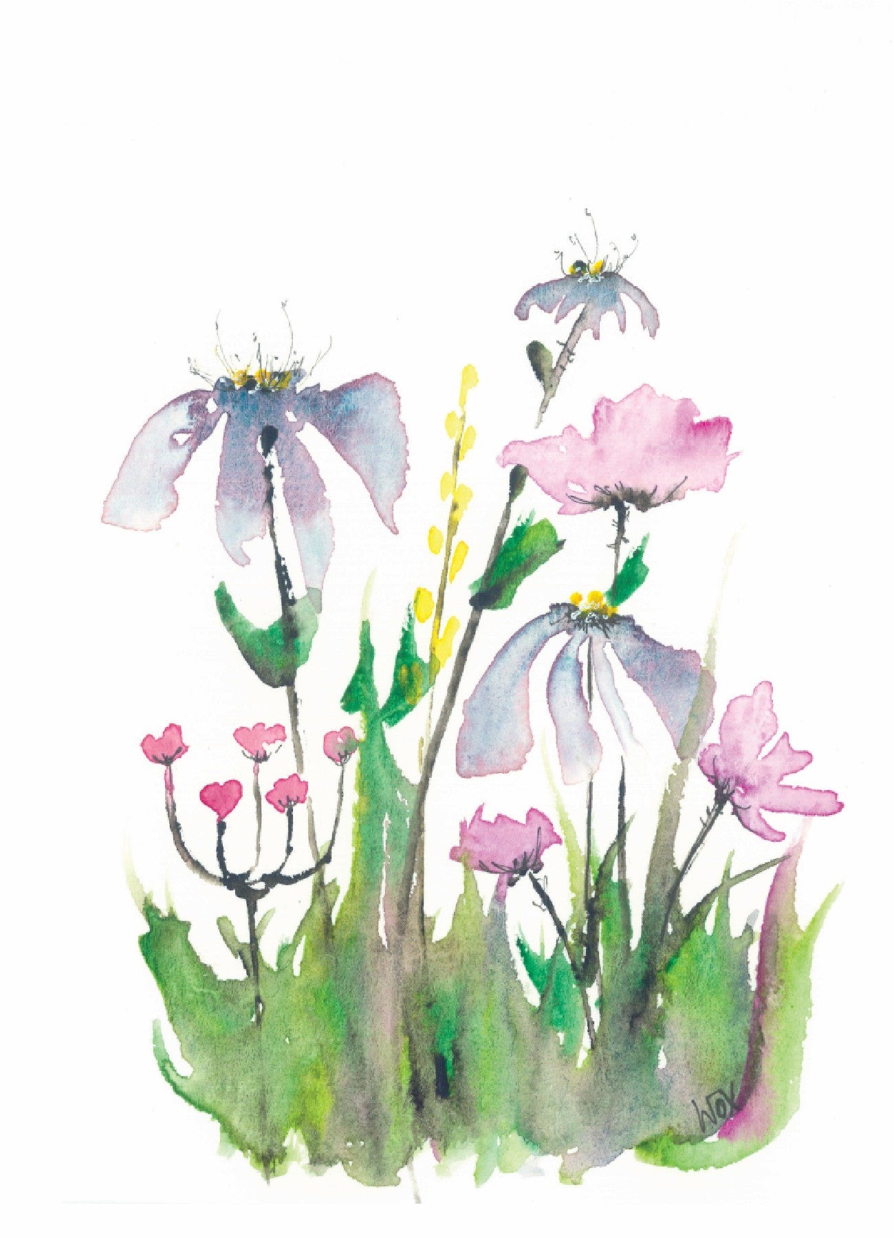 5x7 Inch Framable Art Cards with Envelope