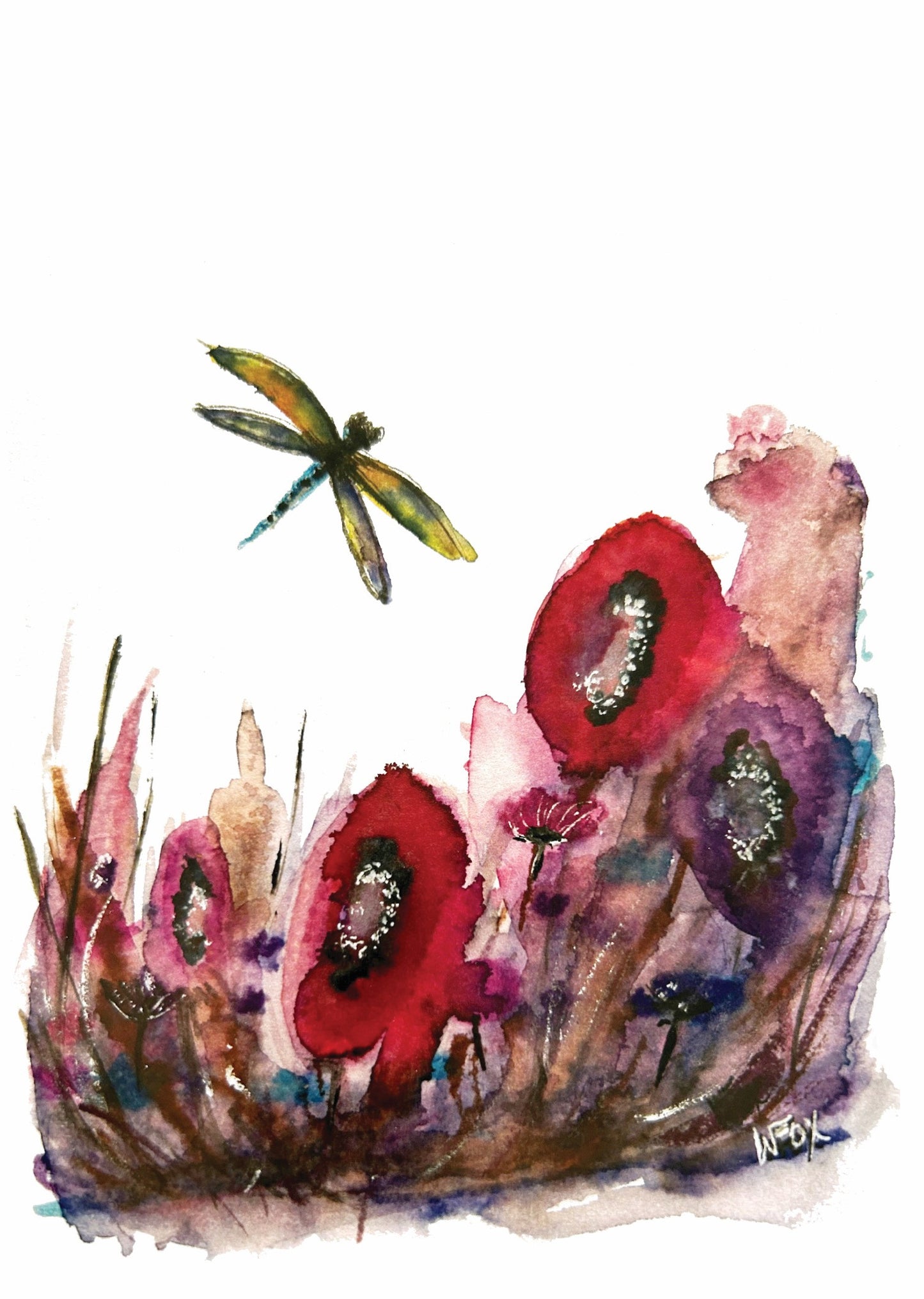 5x7 Inch Framable Art Cards with Envelope