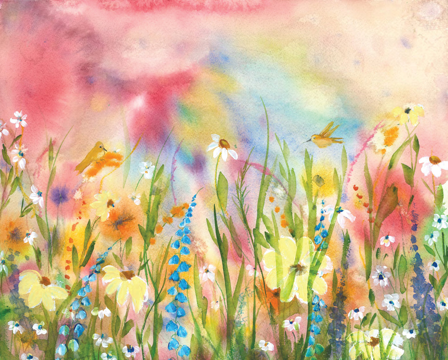 Colorful Prints on Paper 11"x14"
