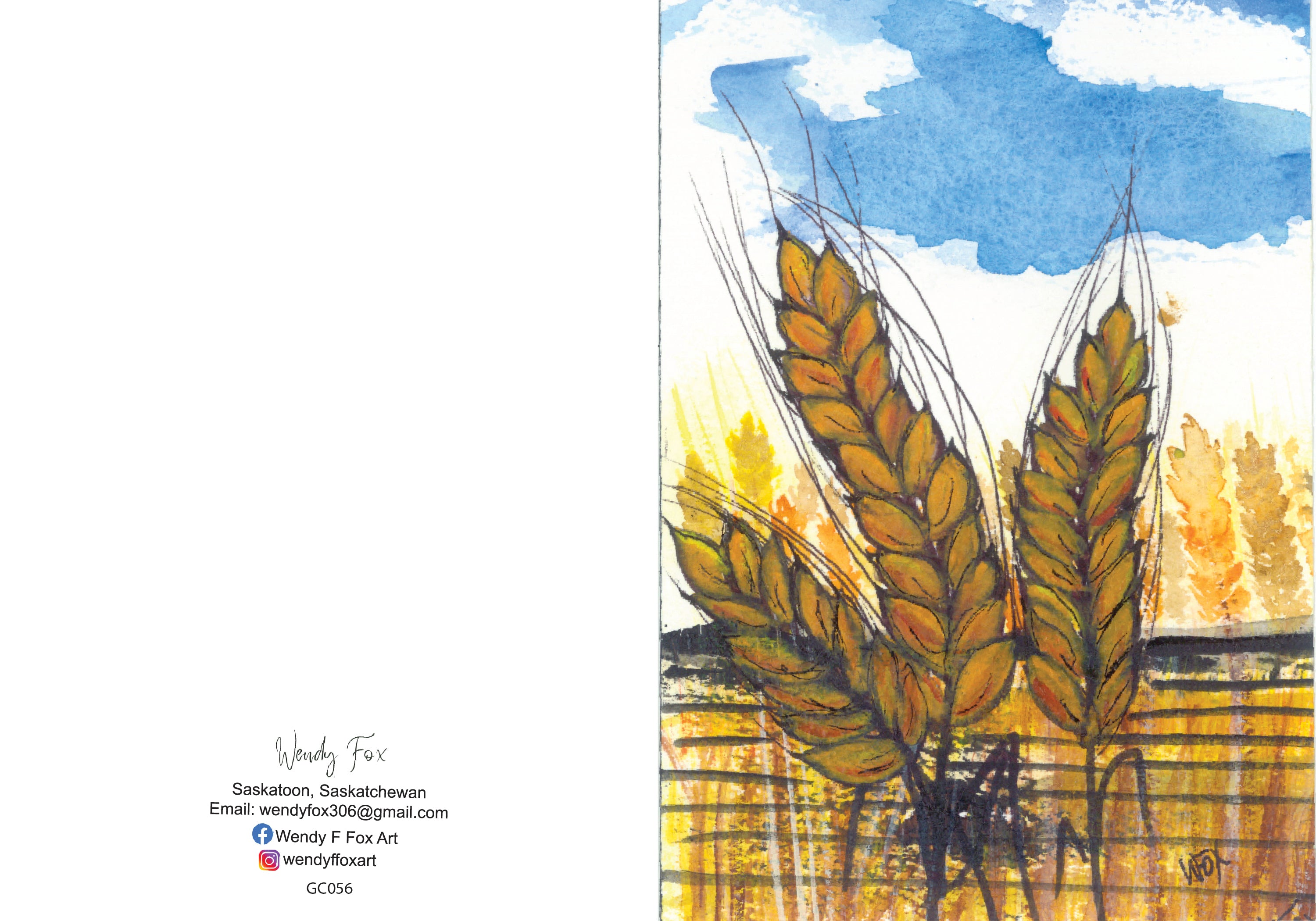 5x7 Inch Original Art Cards with Envelope