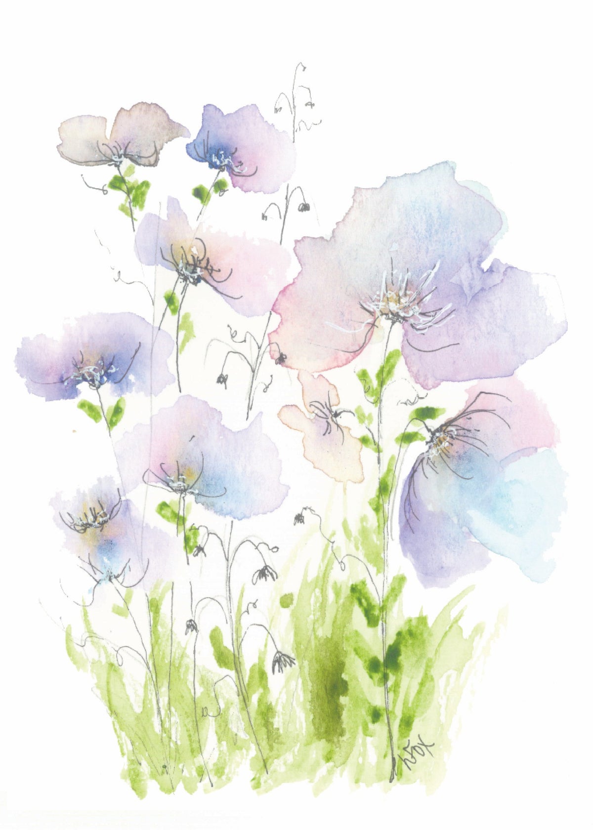 5x7 Inch Framable Art Cards with Envelope