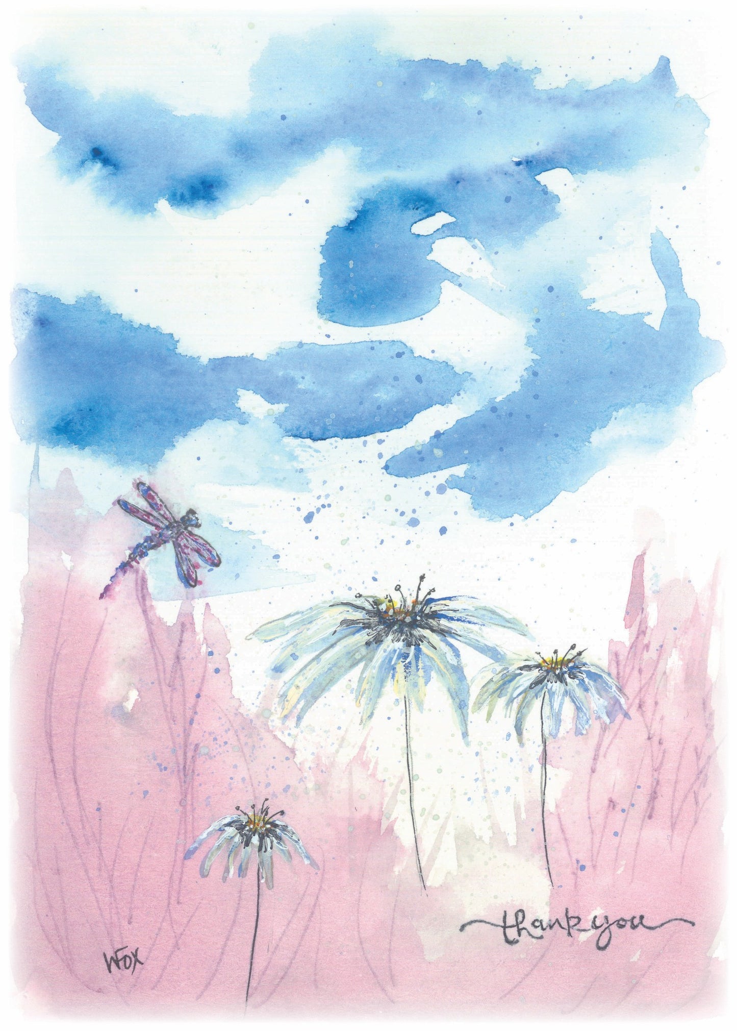 5x7 Inch Framable Art Cards with Envelope