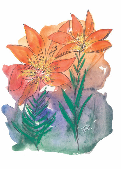 5x7 Inch Framable Art Cards with Envelope