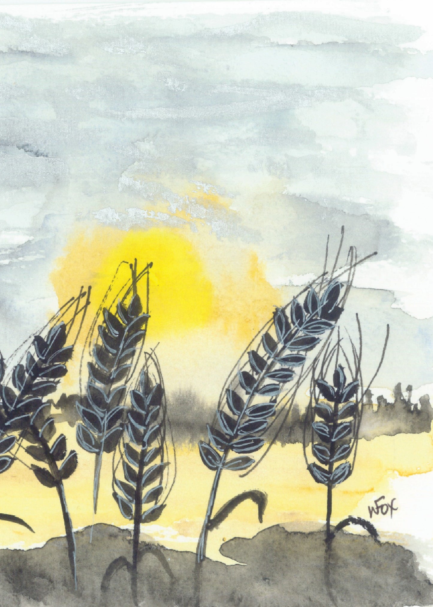 5x7 Inch Framable Art Cards with Envelope