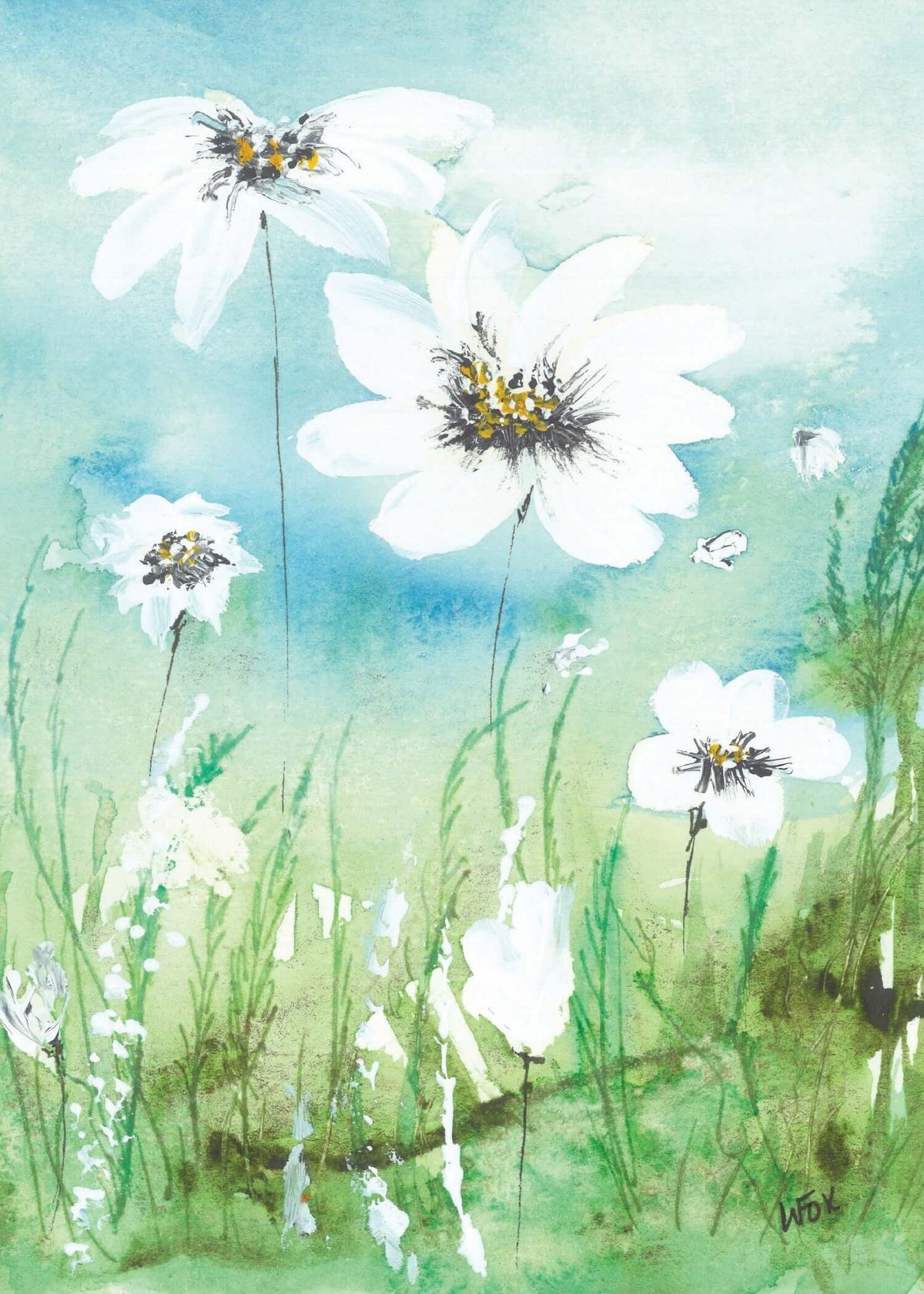 5x7 Inch Framable Art Cards with Envelope