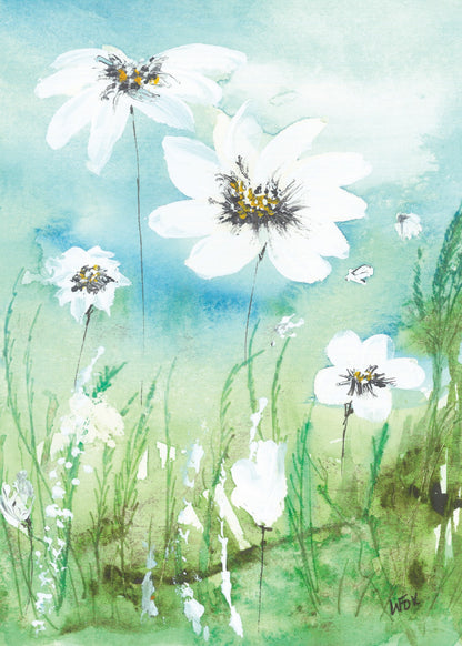 5x7 Inch Framable Art Cards with Envelope