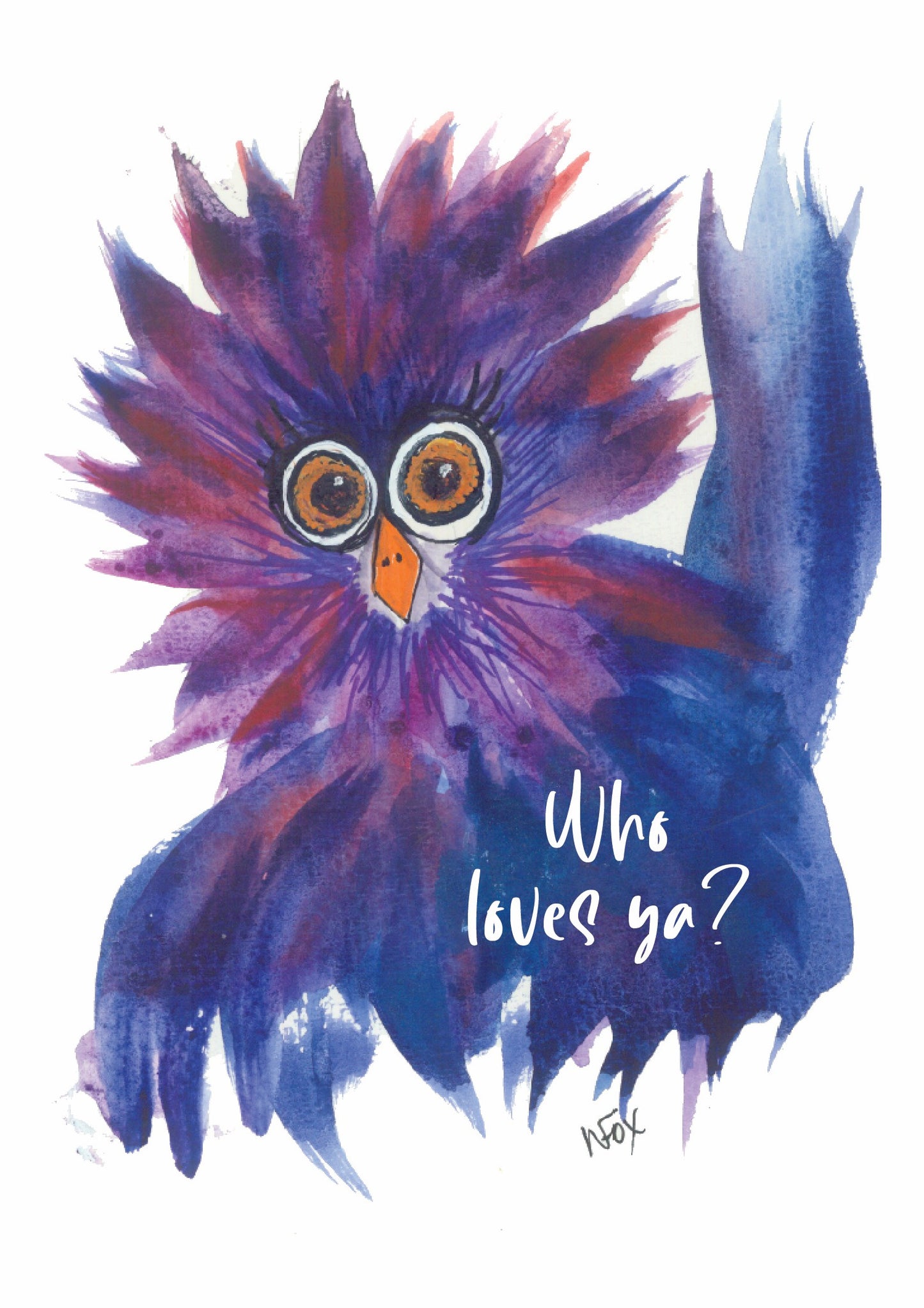 5x7 Inch Framable Art Cards with Envelope