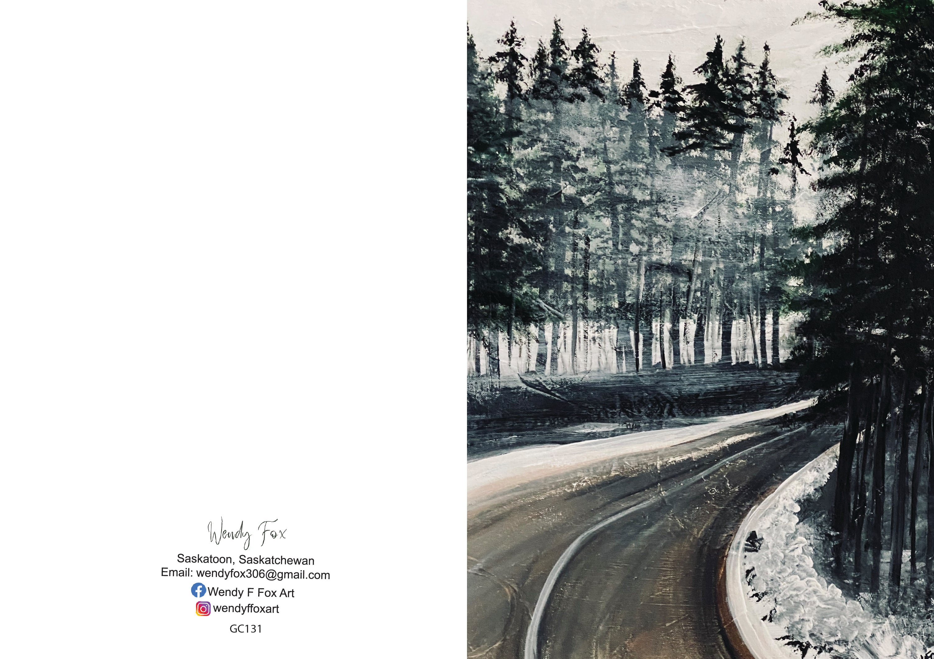5x7 Inch Original Art Cards with Envelope