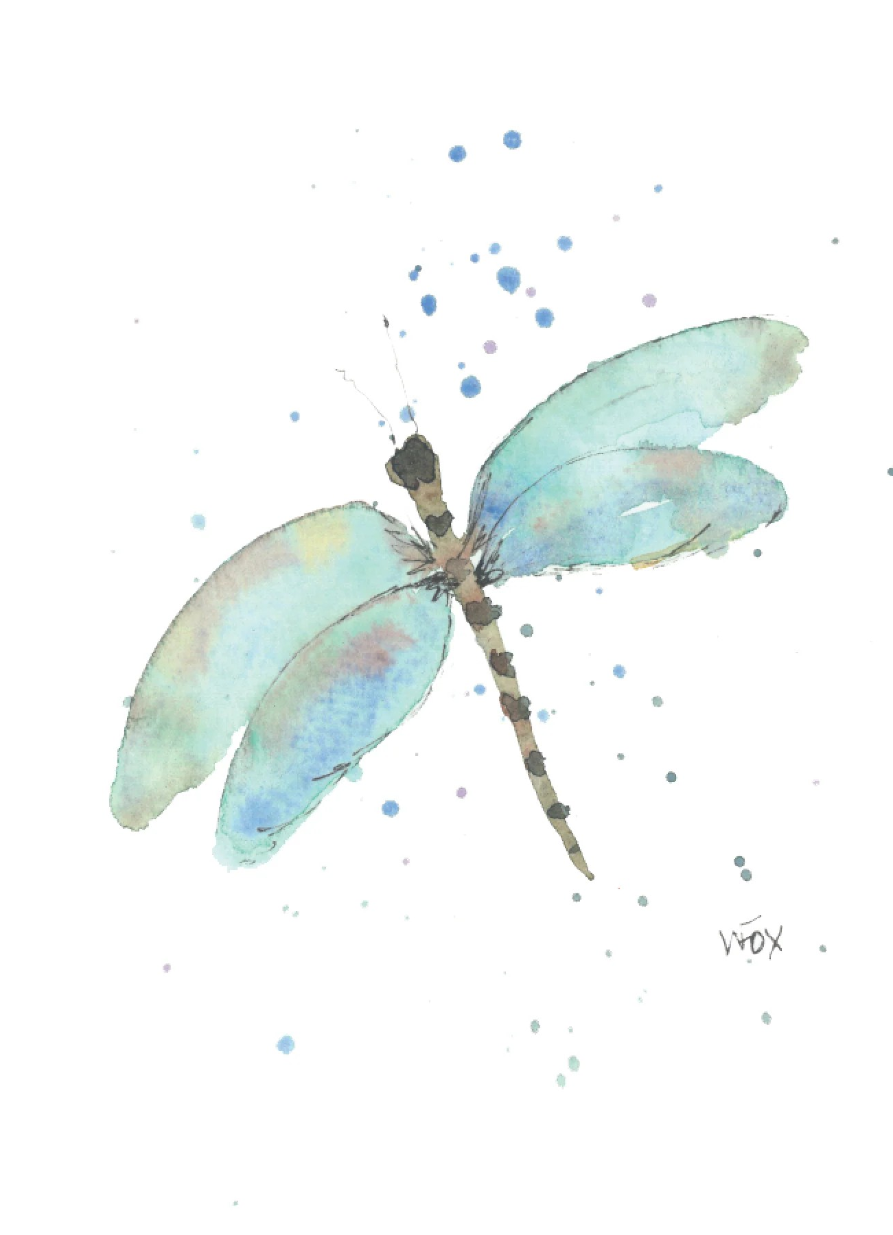 5x7 Inch Framable Art Cards with Envelope